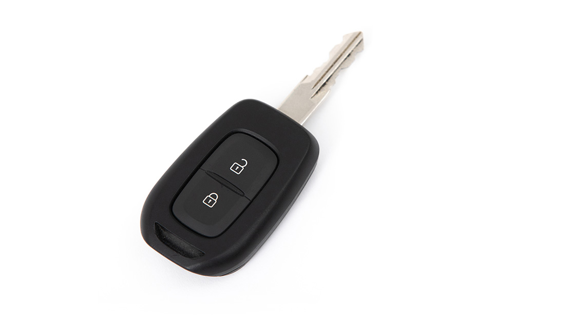 Chave de porta com 2 botões