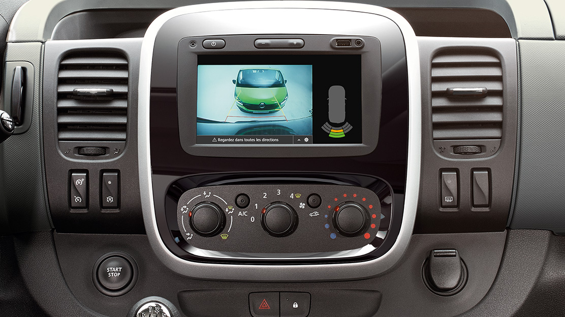 Sist. de ajuda estacion. diant.e tras.c/câmara-Implica Sensores chuva+FN(Combis);Pack Hi-Tech2(BUS)