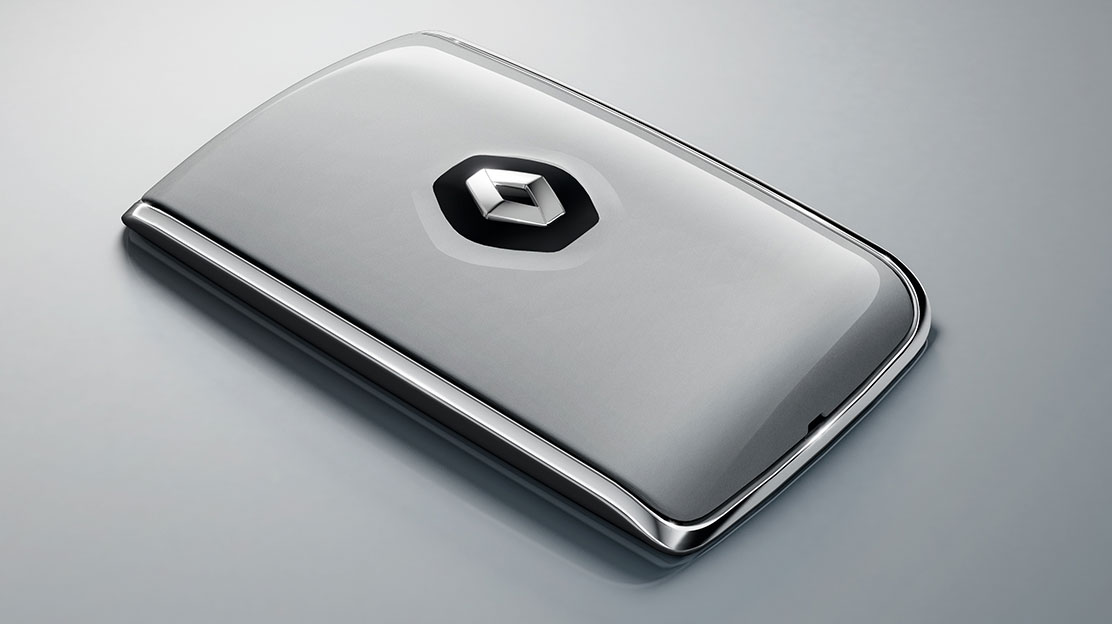 Carte Renault d'entrée et de démarrage mains libres