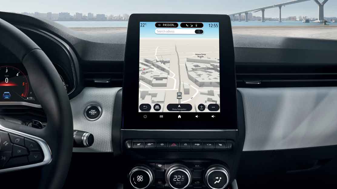 Cartographie Belux pour le système de navigation