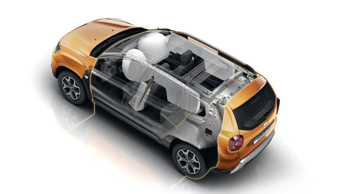 Airbags laterais de cortina