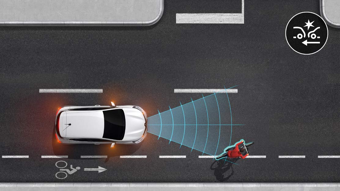 Freinage actif d'urgence AEBS avec détection piétons