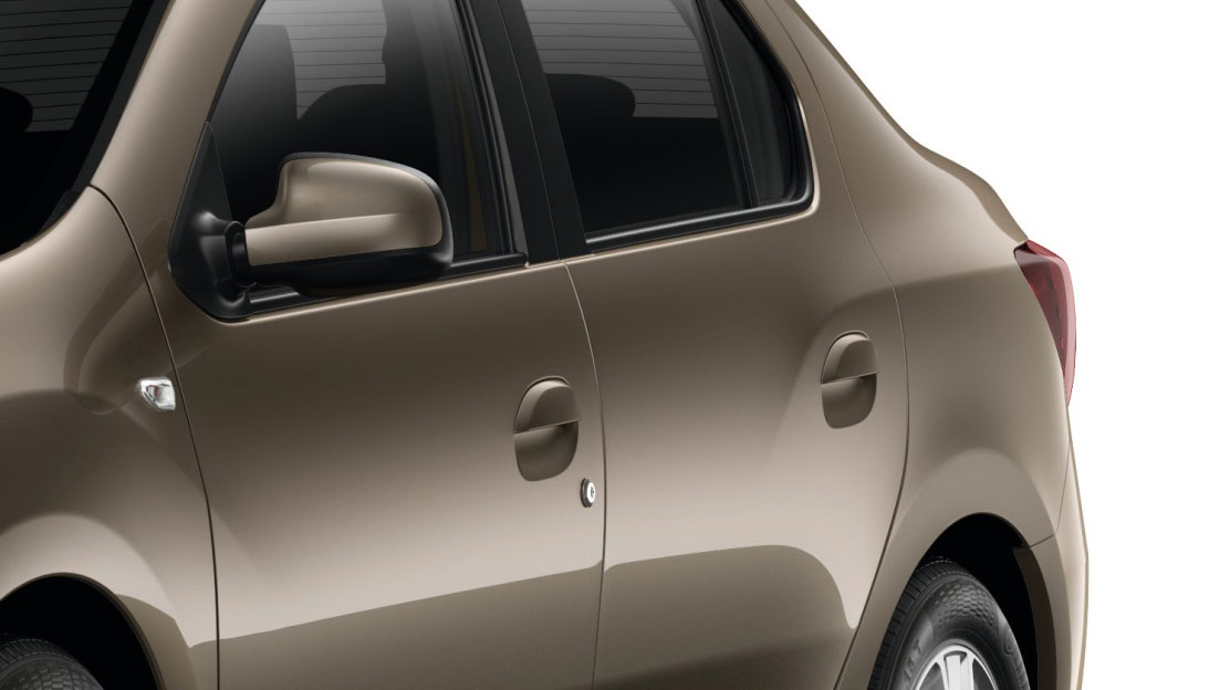 Puxadores exteriores das portas na cor da carroçaria