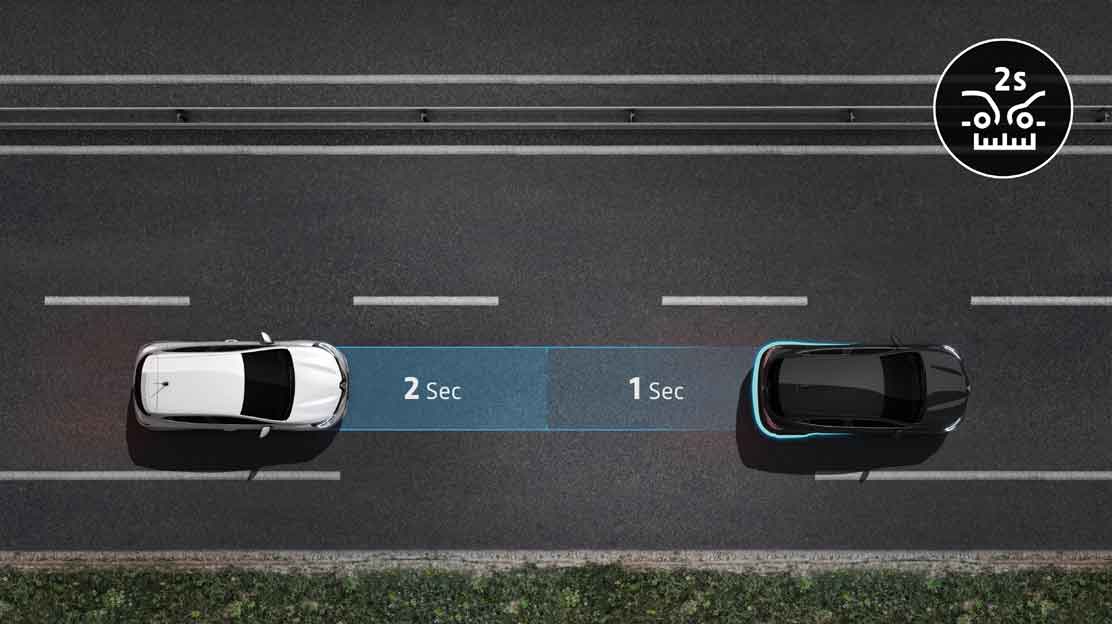 Alerte de distance de sécurité