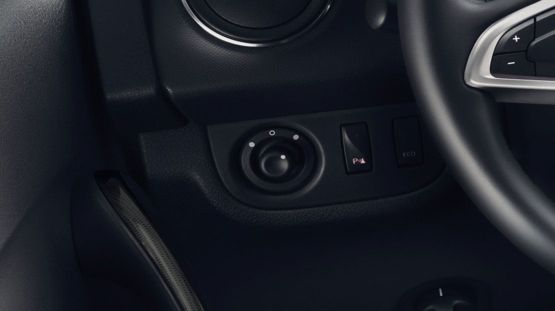 Retrovisores exteriores com regulação eléctrica