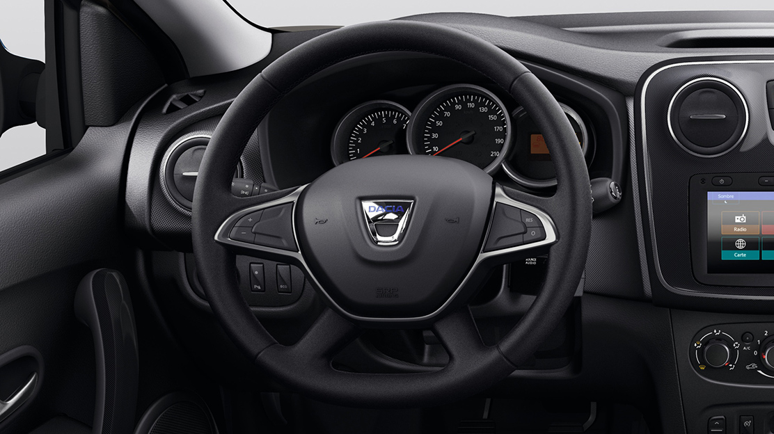 Volante regulável em altura