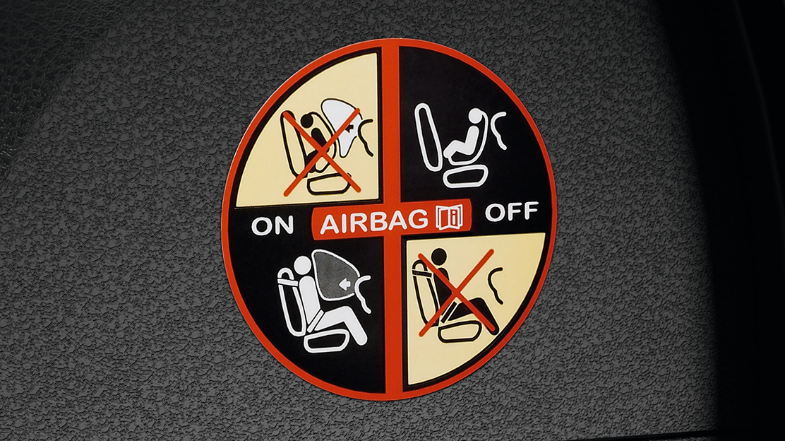 Airbag do passageiro desconectável