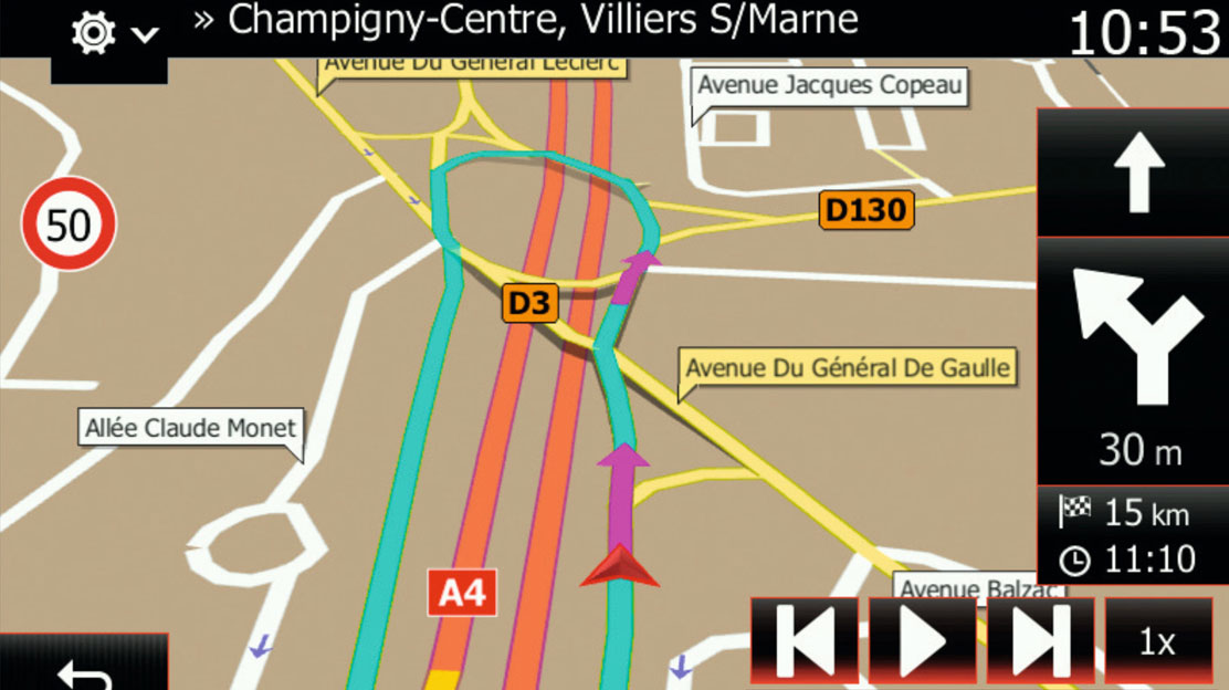Cartografia Europa Ocidental para Media Nav